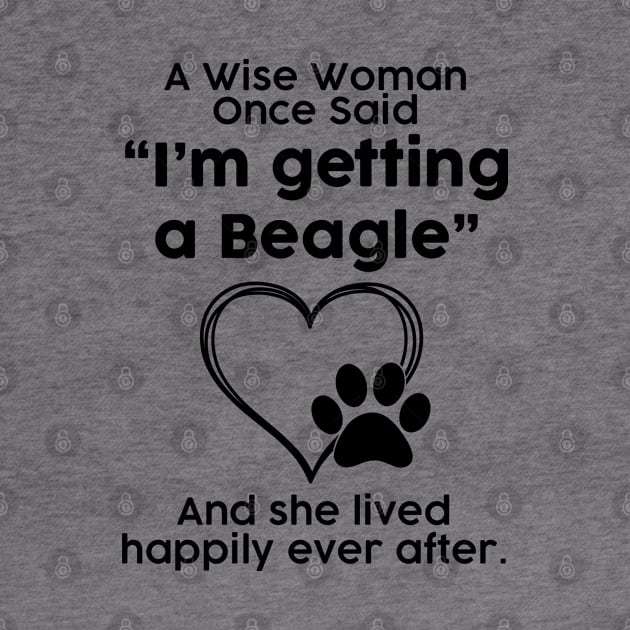 Beagle crazy dog mom gift . Perfect present for mother dad friend him or her by SerenityByAlex